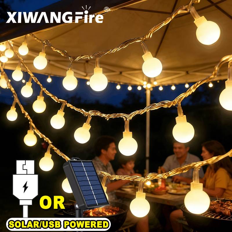 Outdoor Lighting Battery - Светодиодные гирлянды 3-10 м на солнечных