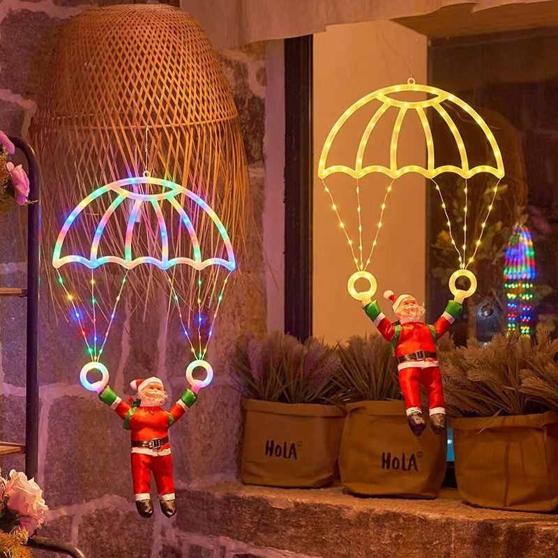 Outdoor Lighting Kits - Светодиодные гирлянды в виде парашюта Санты,