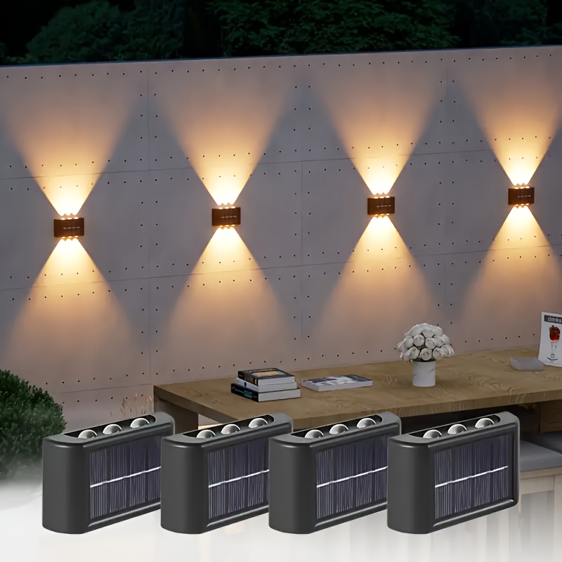 Solar Wall Sconce - Светодиодный солнечный светильник для улицы, водонепроницаемый,