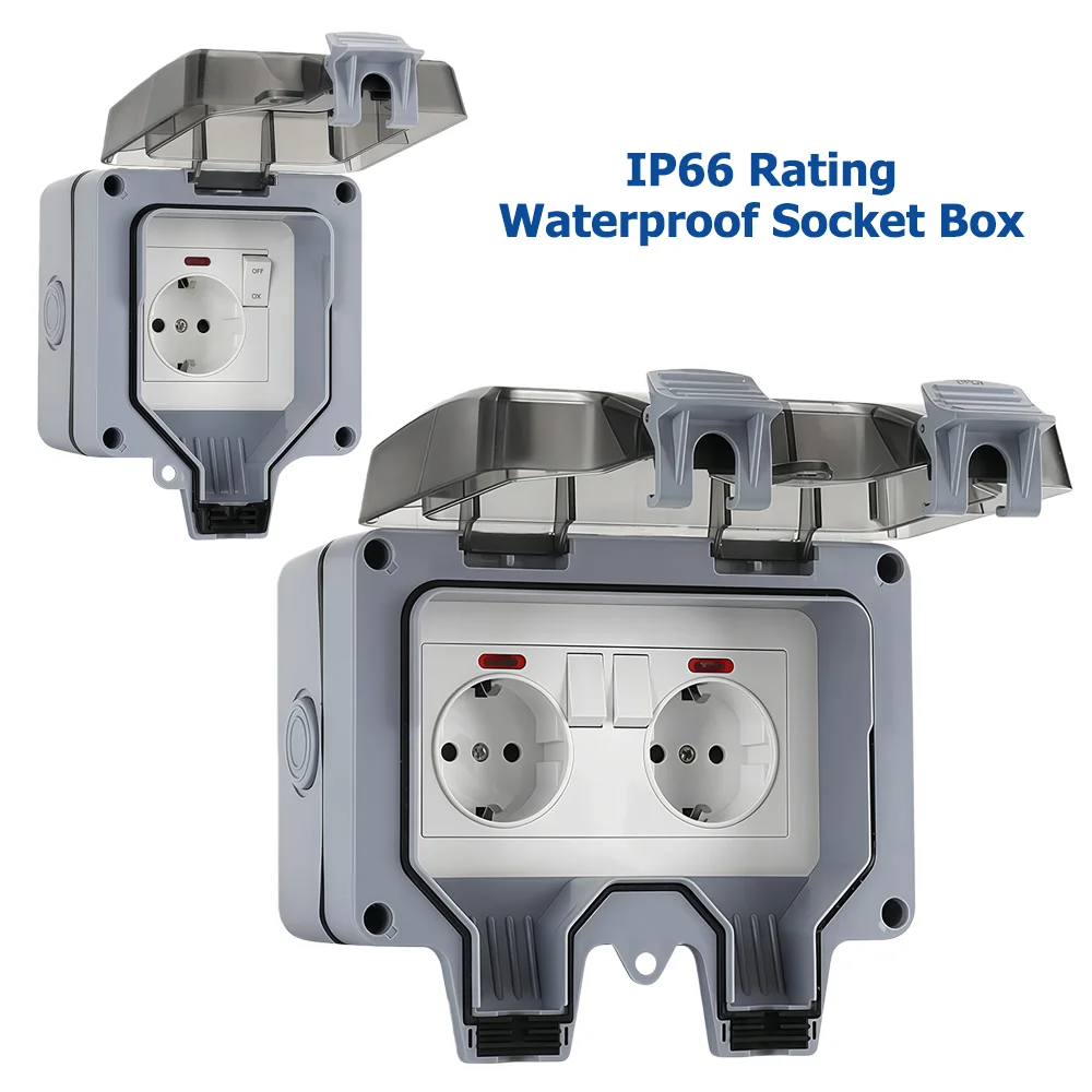 Outdoor Lighting Switch - Наружная розетка в европейском стиле с