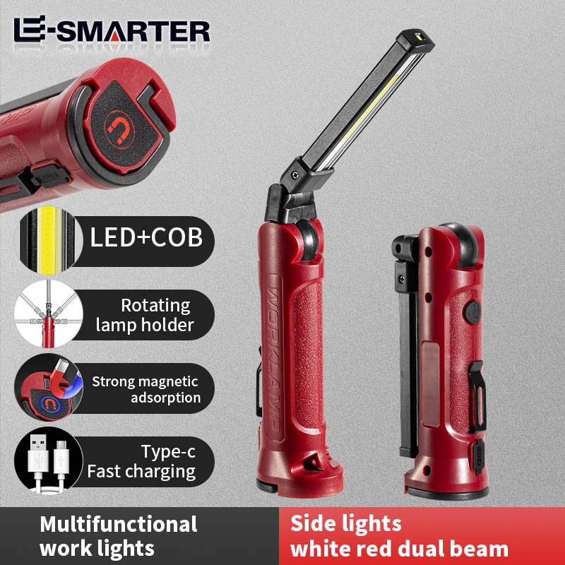 Outdoor Lighting Usa - COB светодиодный рабочий фонарь, перезаряжаемый складной