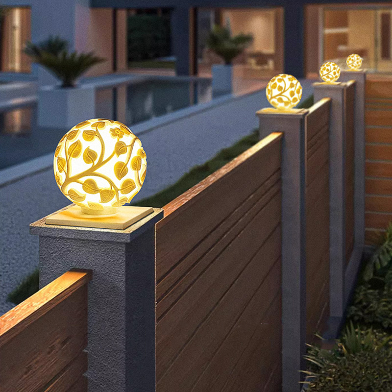 Outdoor Lighting Lamp - Уличные колонные светильники, солнечные светодиодные колонные