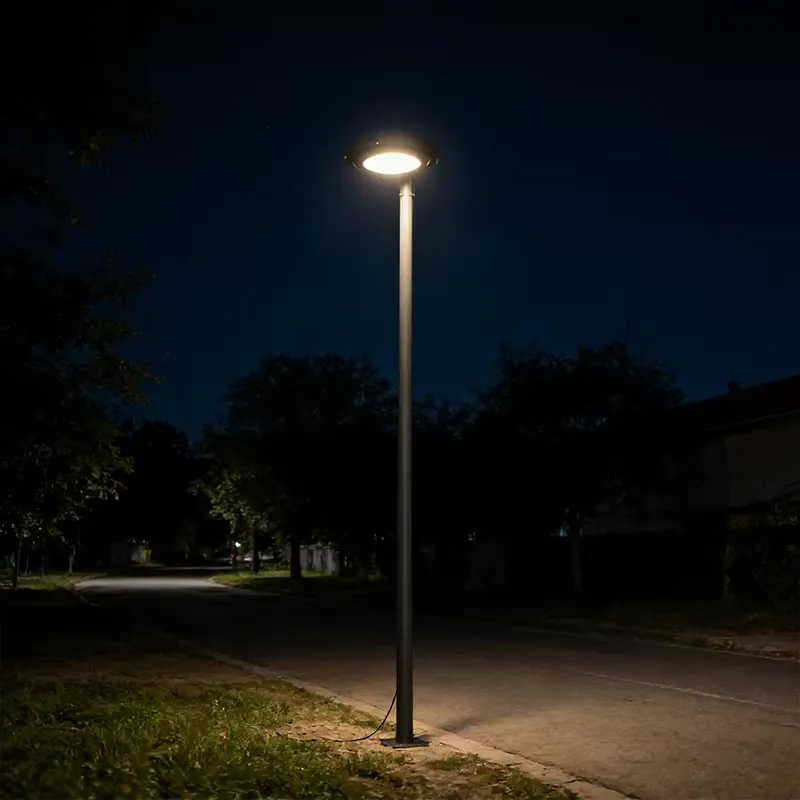Outdoor Lighting Ip65 - Светодиодный садовый светильник с металлическим столбом