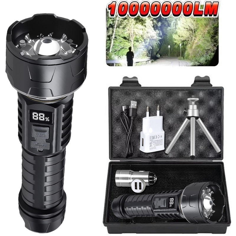 Outdoor Lighting Usa - Светодиодный фонарик COB, перезаряжаемый фонарь, 7-ядерный