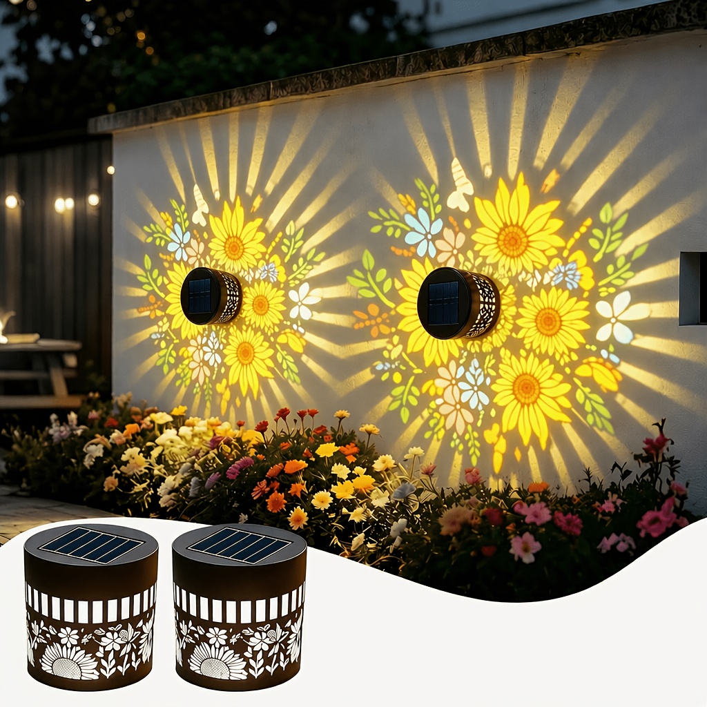 Solar Wall Sconce - Набор из 2 солнечных светильников для