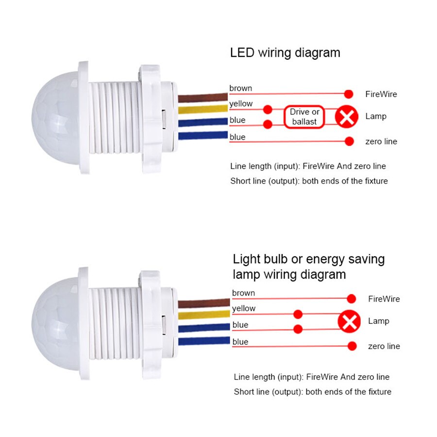 Outdoor Lighting Switch - Датчик движения PIR, умный выключатель для