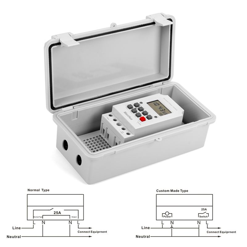 ManHua 220VAC 30A MT316SE-B не – обзор и цена Outdoor Lighting Timer Switch