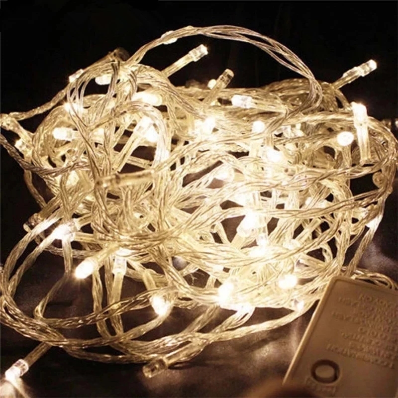 Гирлянда-цепочка 100 светодиод – обзор и цена Outdoor Lighting On House
