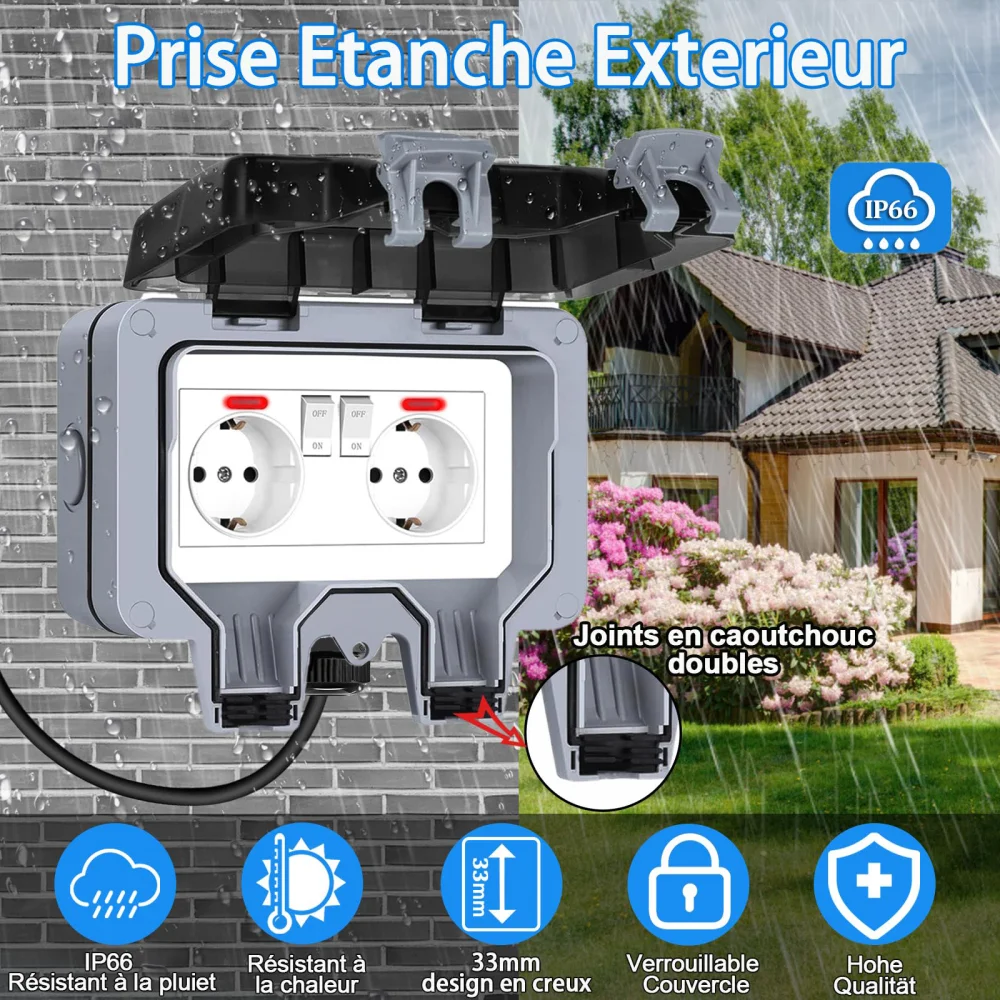 Наружная розетка в европейском – обзор и цена Outdoor Lighting Switch