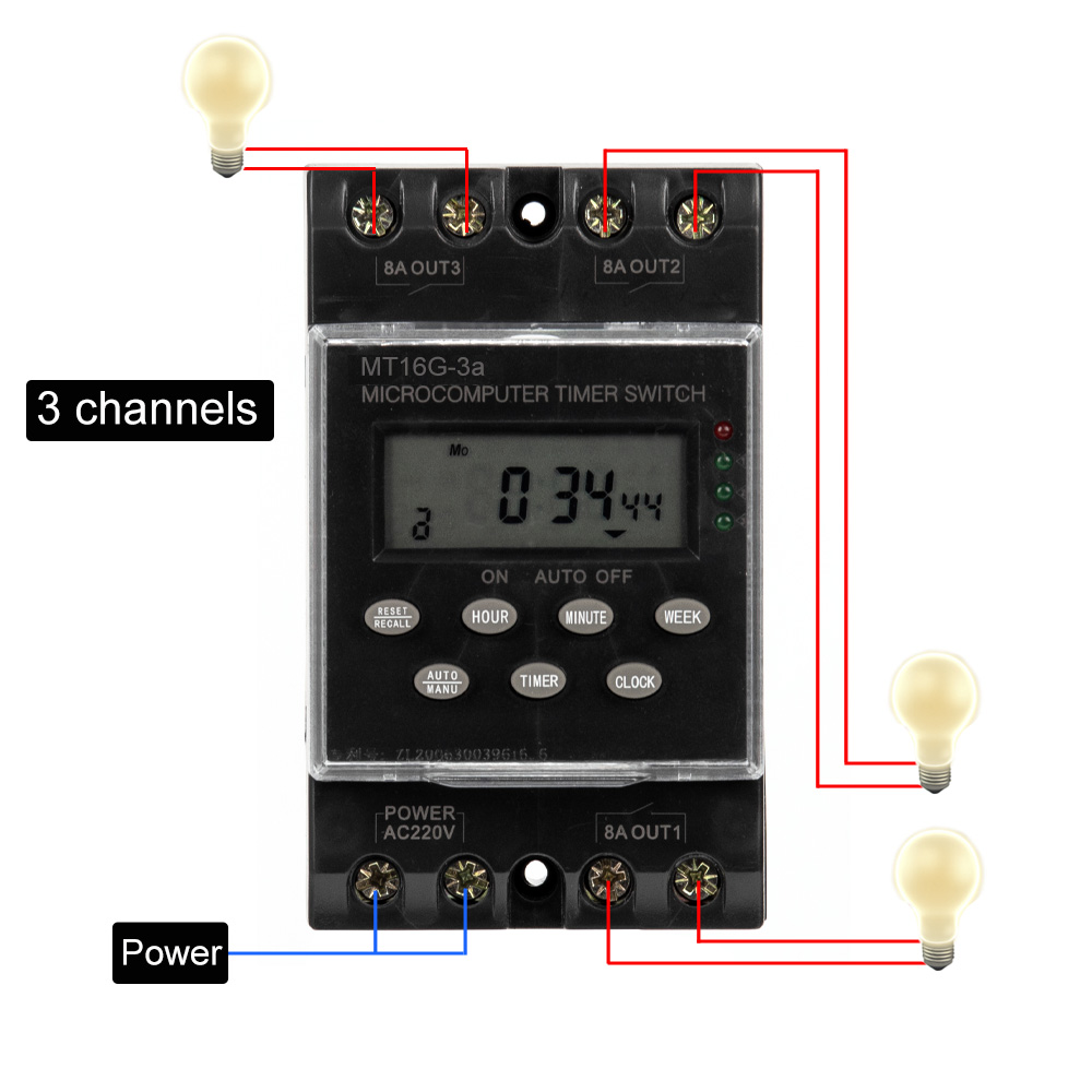 Электронный программируемый та – обзор и цена Outdoor Lighting Timer Switch