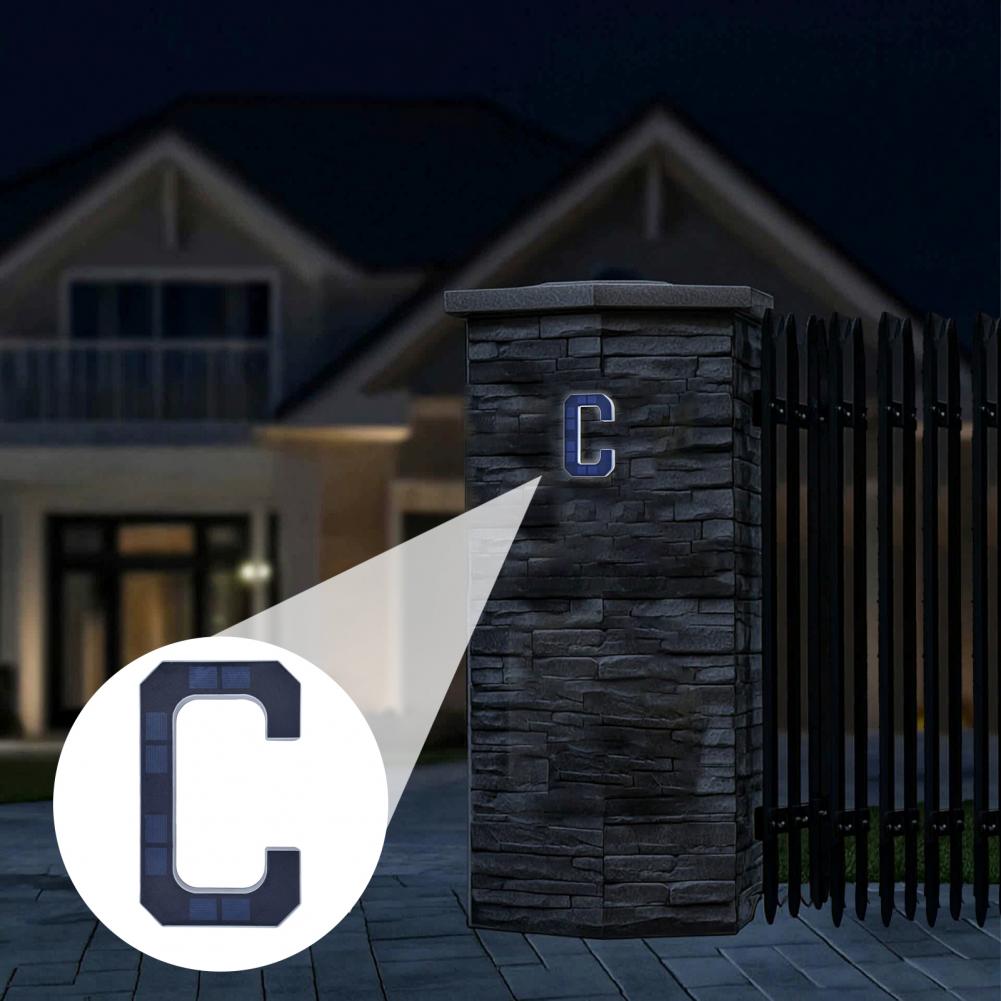 Солнечный светящийся номер дом – обзор и цена Outdoor Lighting On House