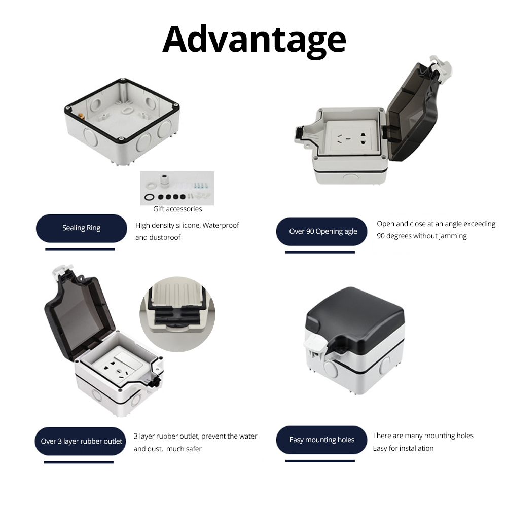 Wallpad IP66 пылезащитный водо – обзор и цена Outdoor Lighting Switch