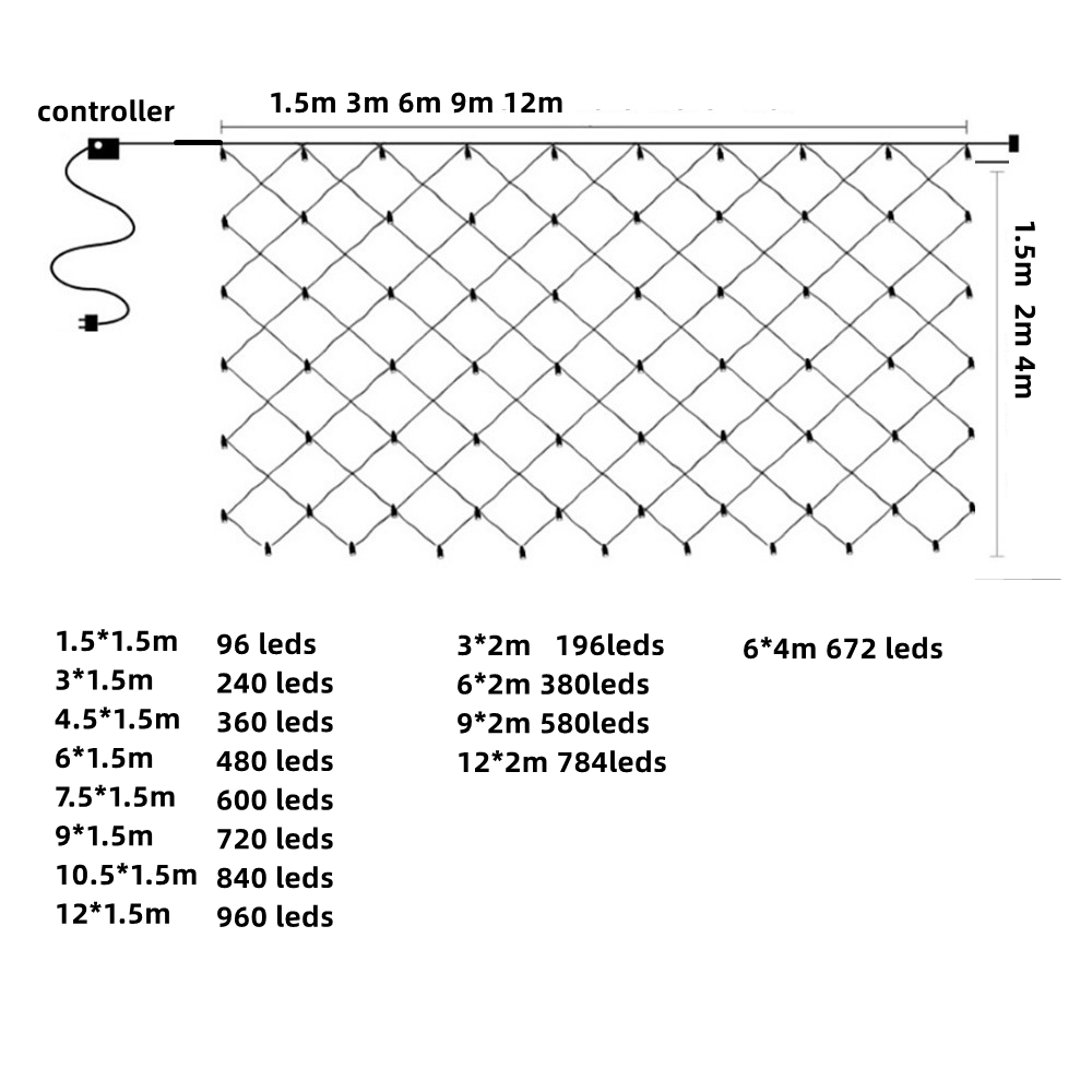 гирлянда уличная,Сетчатый свет – обзор и цена Outdoor Lighting Grid Screen