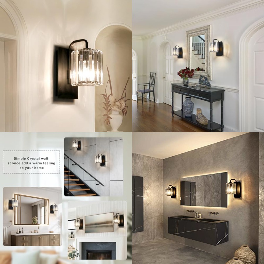 Настенные светильники Crystal, – обзор и цена Solar Wall Sconce