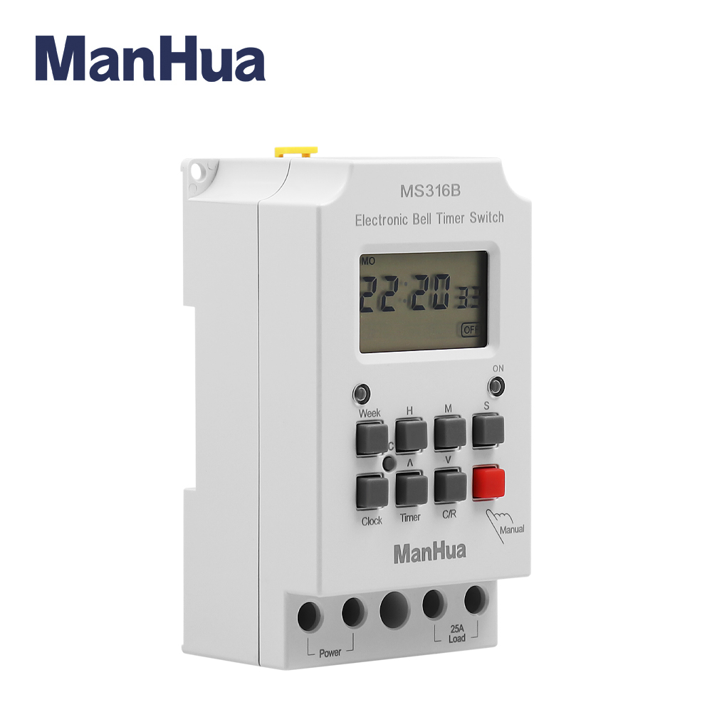 Программируемый таймер ManHua  – обзор и цена Outdoor Lighting Timer Switch