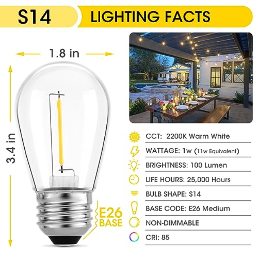 Набор из 36 светодиодных лампо – обзор и цена Outdoor Lighting Battery