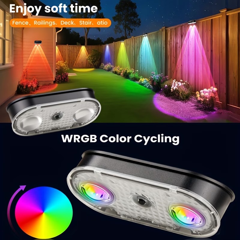 Солнечный светильник RGB для з – обзор и цена Solar Wall Sconce