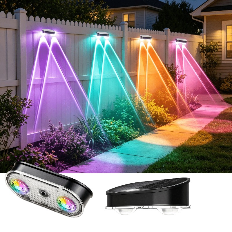 Солнечный светильник RGB для з – обзор и цена Solar Wall Sconce