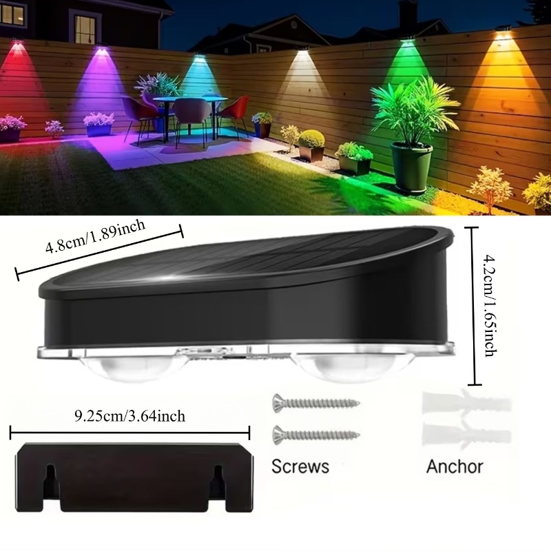 Солнечный светильник RGB для з – обзор и цена Solar Wall Sconce