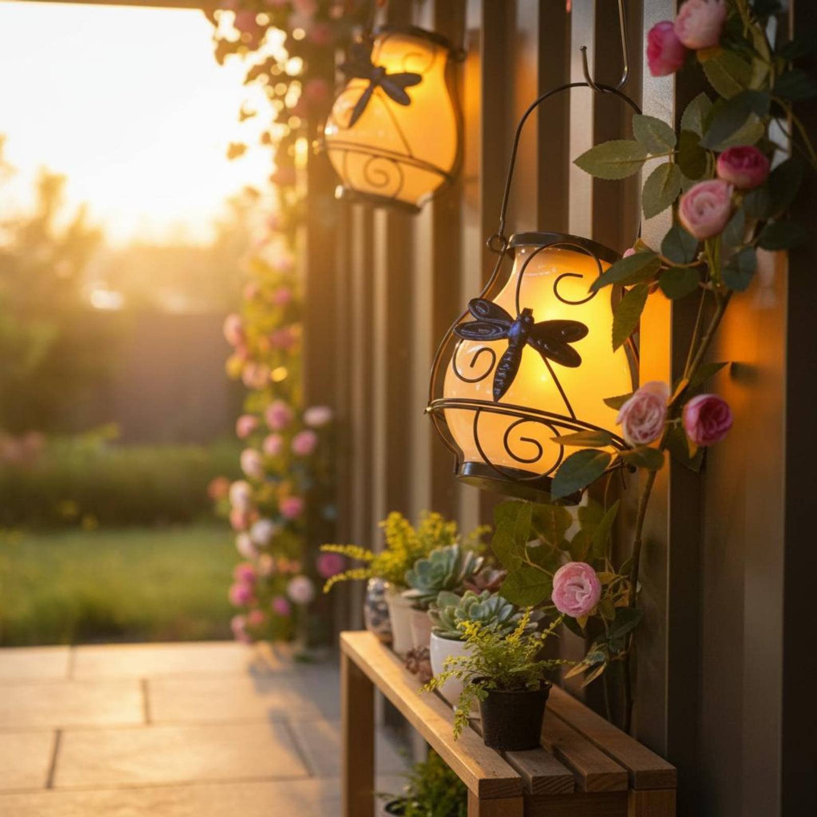 Солнечный фонарь-бабочка, водо – обзор и цена Outdoor Lighting Battery
