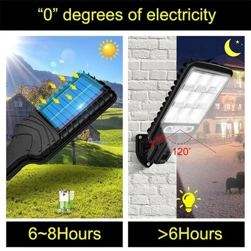 Мощный светодиодный солнечный  – обзор и цена Outdoor Lighting Lamp