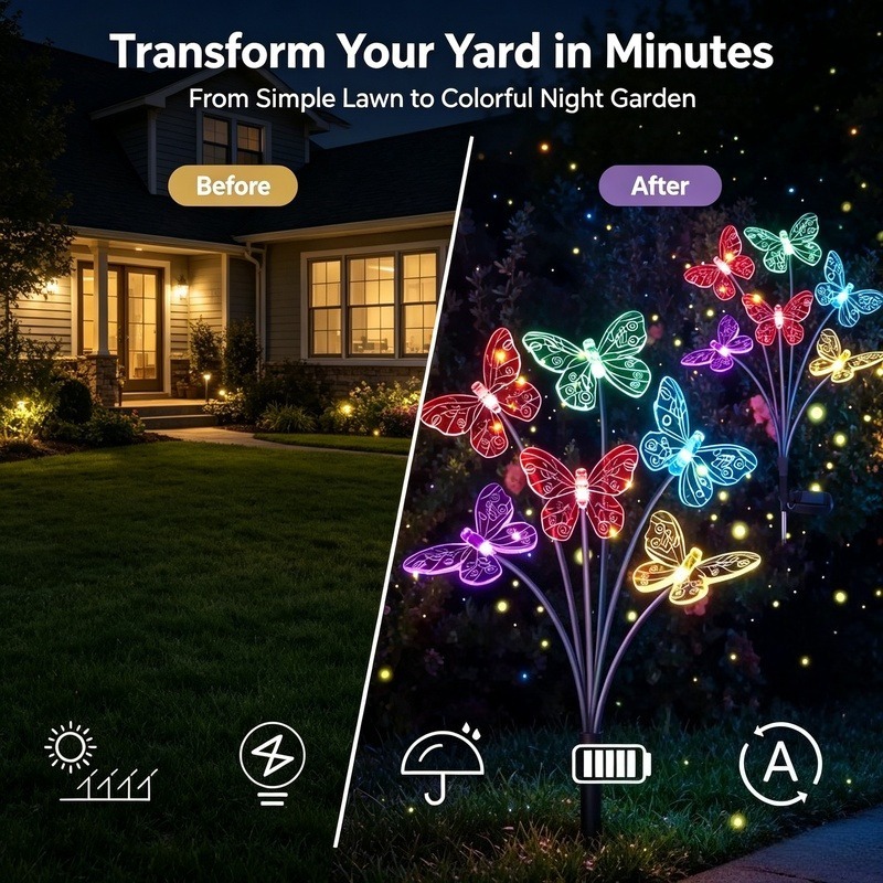 Солнечные светильники в виде б – обзор и цена Outdoor Lighting Battery