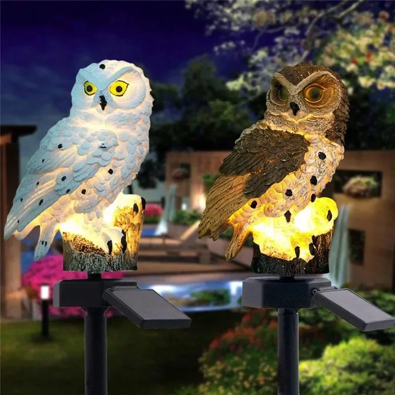 Солнечная статуэтка совы с LED – обзор и цена Halo Outdoor Lighting