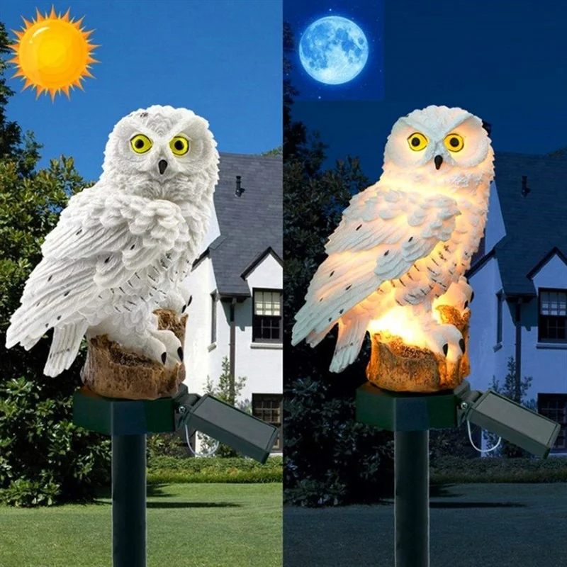 Солнечная статуэтка совы с LED – обзор и цена Halo Outdoor Lighting