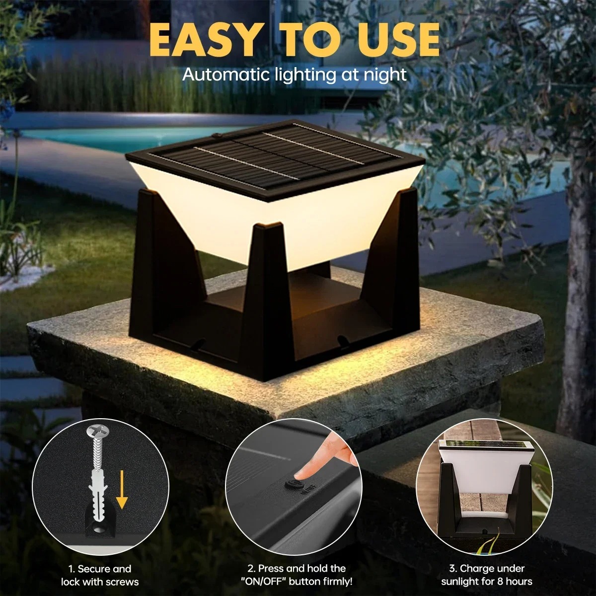 Водонепроницаемый светодиодный – обзор и цена Solar Wall Sconce