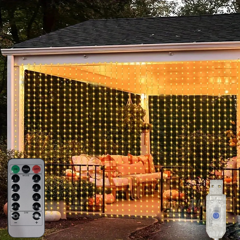 Светодиодная гирлянда, сказочн – обзор и цена Outdoor Lighting On House