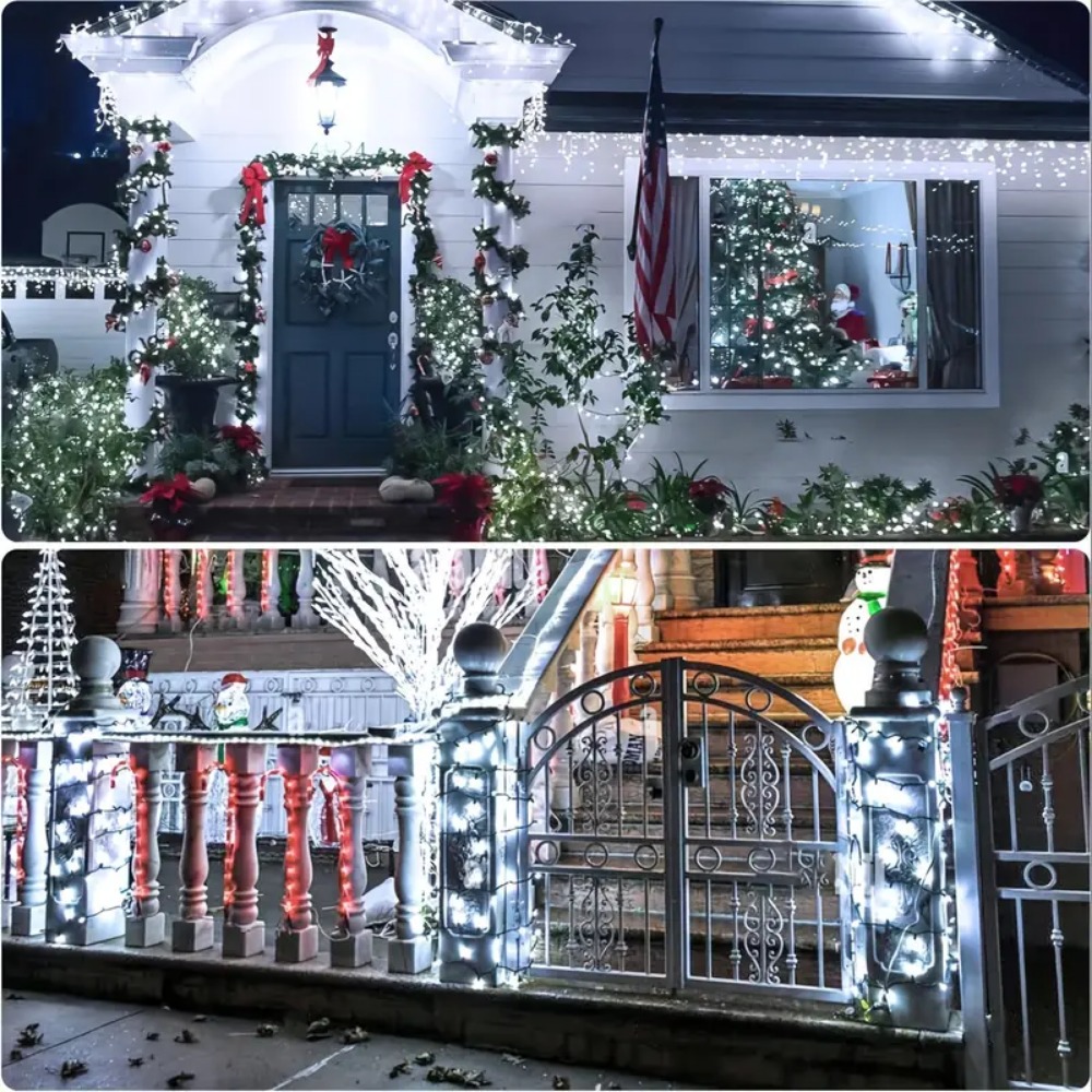 Наружная гирлянда на солнечной – обзор и цена Outdoor Lighting Company