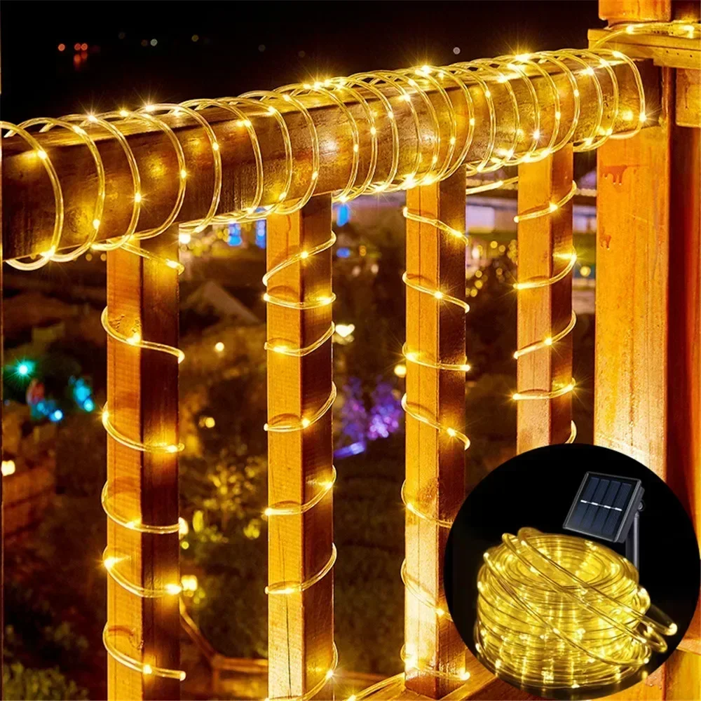 Солнечные гирлянды-шнуры для у – обзор и цена Outdoor Lighting On House