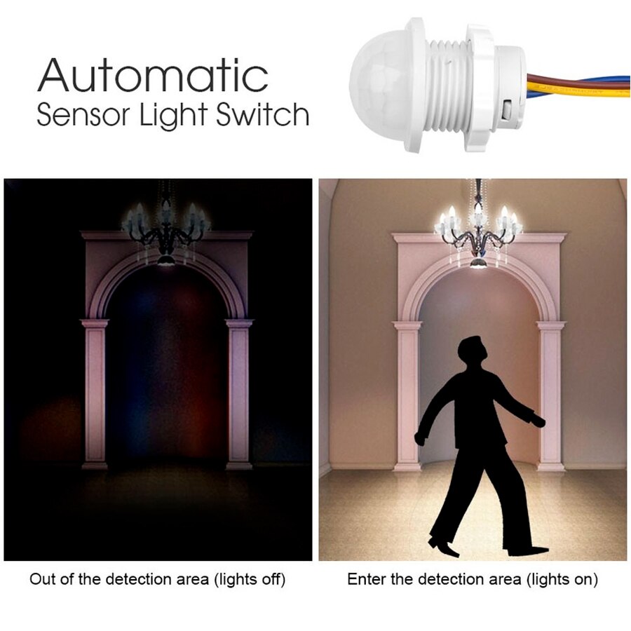 Датчик движения PIR, умный вык – обзор и цена Outdoor Lighting Switch