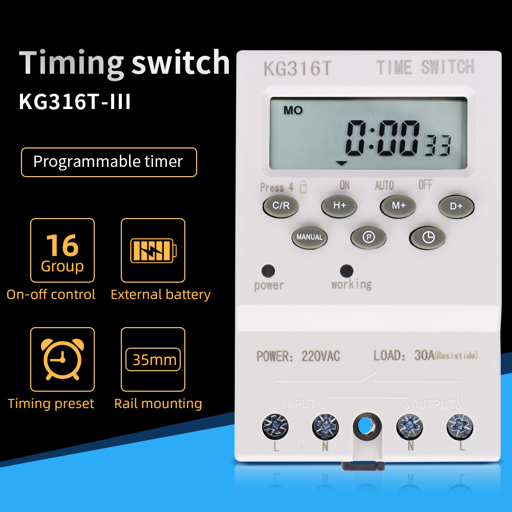 Цифровой таймерный выключатель – обзор и цена Outdoor Lighting Timer Switch